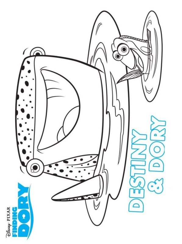 Kids-n-fun.com | 16 coloring pages of Finding Dory